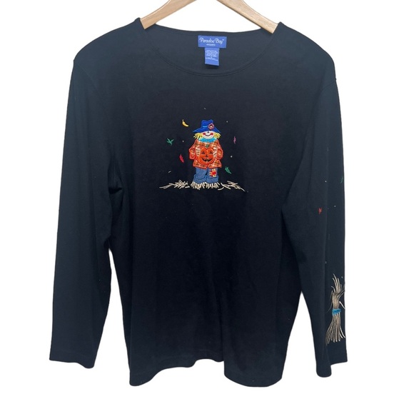 Fall Scarecrow Shirt Large Cotton - Picture 1 of 4